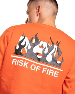 BLUZA BEZ KAPTURA RISK ORANGE