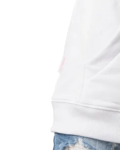 BLUZA Z KAPTUREM DAMSKA RISK WHITE