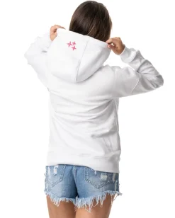 BLUZA Z KAPTUREM DAMSKA SWEET WHITE