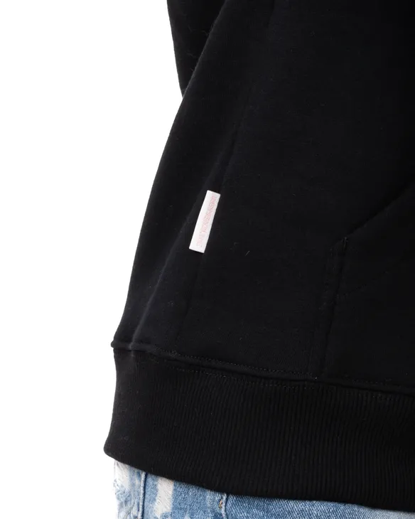 BLUZA Z KAPTUREM DAMSKA SWEET BLACK