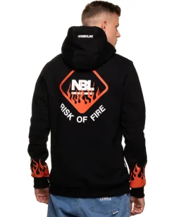 BLUZA Z KAPTUREM RISK BLACK
