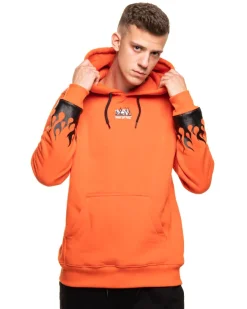 BLUZA Z KAPTUREM RISK ORANGE