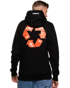 BLUZA Z KAPTUREM SIGN BLACK