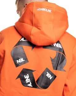BLUZA Z KAPTUREM SIGN ORANGE