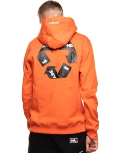 BLUZA Z KAPTUREM SIGN ORANGE