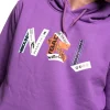 BLUZA Z KAPTUREM STICKERS VIOLET