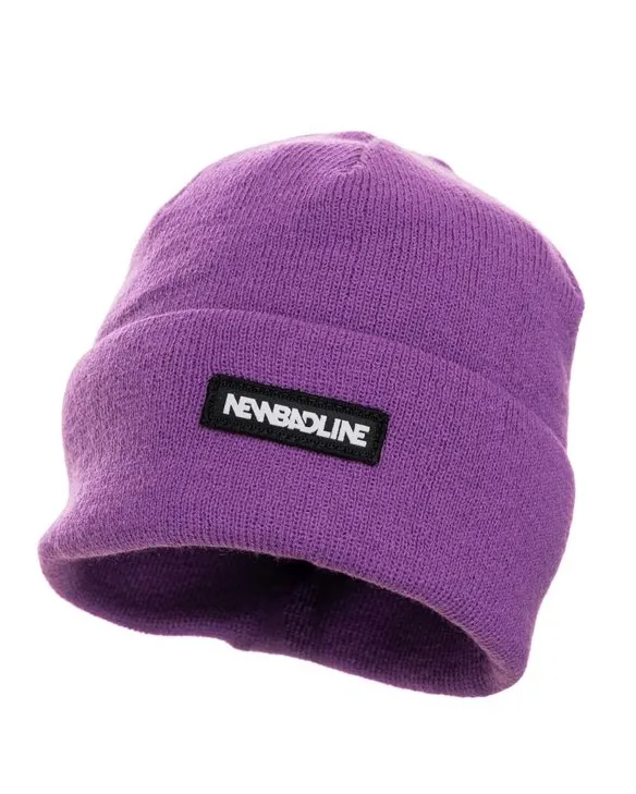 CZAPKA ZIMOWA LOGO SMALL VIOLET