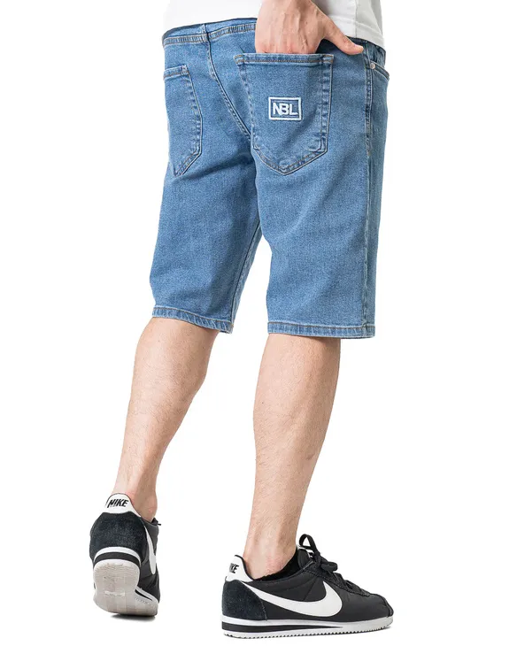 Krótkie Spodenki Jeans Icon Blue