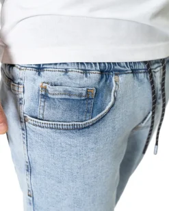 Krótkie Spodenki Jeans Icon Light Blue