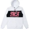NBL X BLIND WEAR BLUZA Z KAPTUREM BWEA WHITE-BLACK