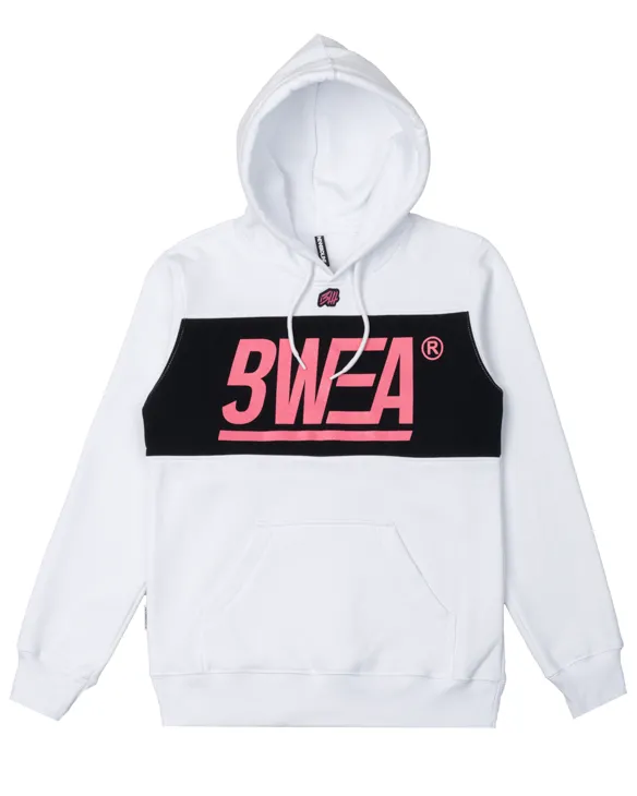 NBL X BLIND WEAR BLUZA Z KAPTUREM BWEA WHITE-BLACK