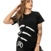 NBL X BLIND WEAR T-SHIRT DAMSKI WIFI BLACK
