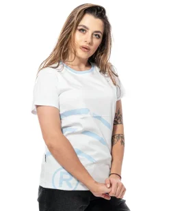 NBL X BLIND WEAR T-SHIRT DAMSKI WIFI WHITE-LIGHT BLUE