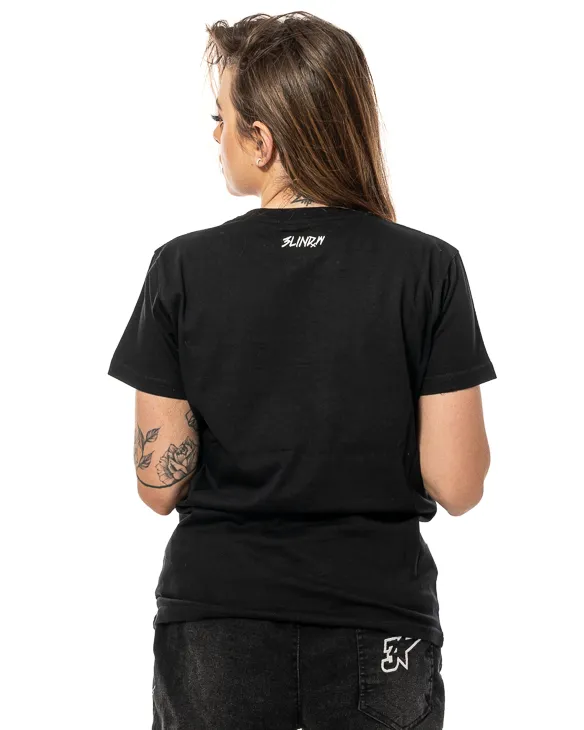 NBL X BLIND WEAR T-SHIRT DAMSKI WIFI BLACK