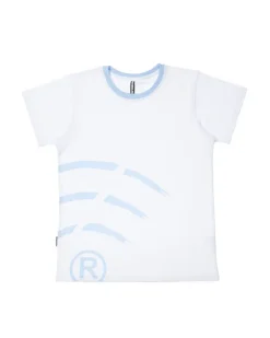 NBL X BLIND WEAR T-SHIRT DAMSKI WIFI WHITE-LIGHT BLUE