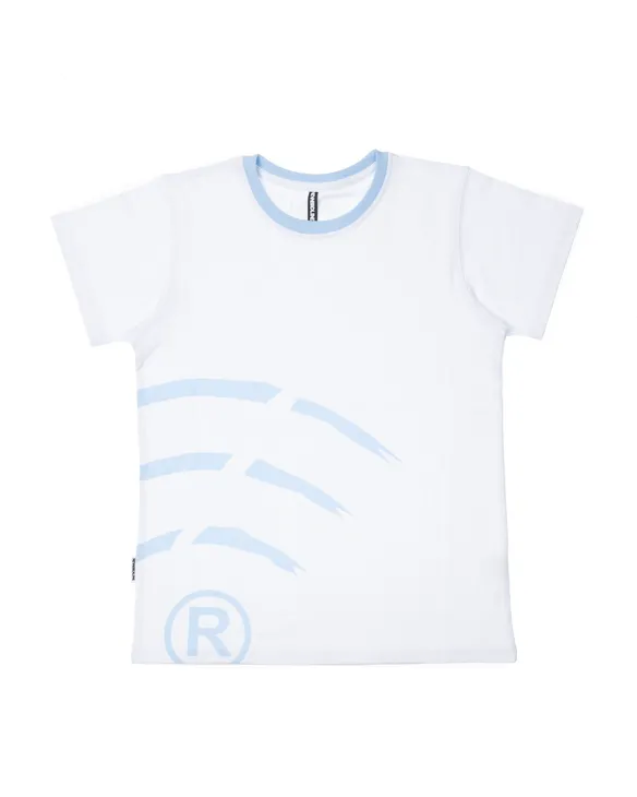 NBL X BLIND WEAR T-SHIRT DAMSKI WIFI WHITE-LIGHT BLUE