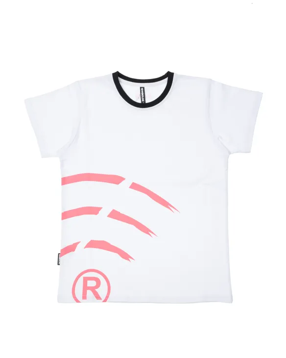 NBL X BLIND WEAR T-SHIRT DAMSKI WIFI WHITE-RASPBERRY