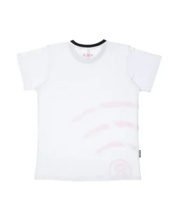 NBL X BLIND WEAR T-SHIRT DAMSKI WIFI WHITE-RASPBERRY