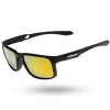 OKULARY ACE POLARIZED BLACK MAT RED MIRROR 01-135