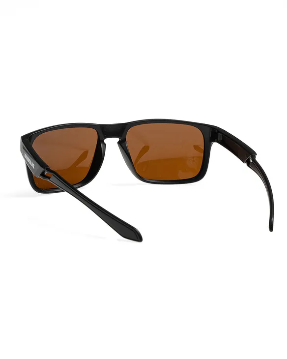 OKULARY ACE POLARIZED BLACK MAT BROWN 01-131