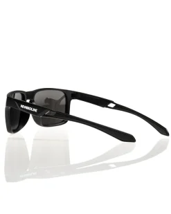 OKULARY ACE POLARIZED BLACK MAT SILVER MIRROR 01-132