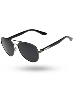 OKULARY AVIATOR POLARIZED BLACK GRAPHITE METAL 01-137