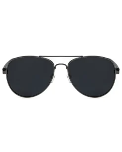 OKULARY AVIATOR POLARIZED BLACK GRAPHITE METAL 01-137