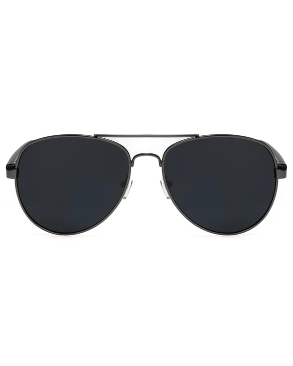 OKULARY AVIATOR POLARIZED BLACK GRAPHITE METAL 01-137