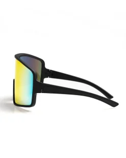 OKULARY BOLD BLACK RUBBER RED MIRROR 01-85