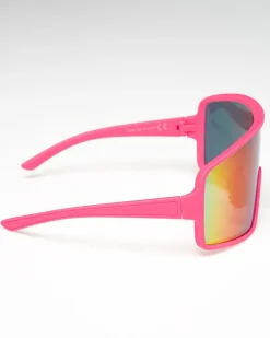 OKULARY BOLD PINK RUBBER GREEN MIRROR 01-90
