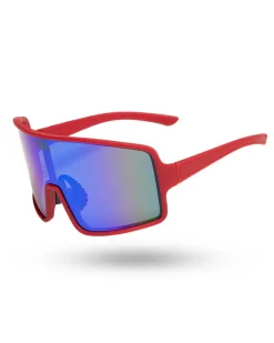 OKULARY BOLD RED RUBBER RED MIRROR 01-88