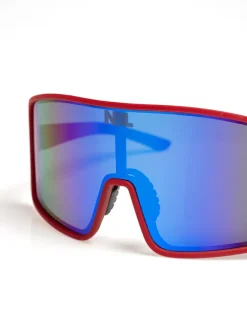 OKULARY BOLD RED RUBBER RED MIRROR 01-88
