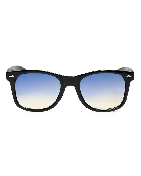 OKULARY CLASSIC BLACK FLASH BLUE / YELLOW 01-27