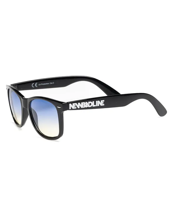 OKULARY CLASSIC BLACK FLASH BLUE / YELLOW 01-27