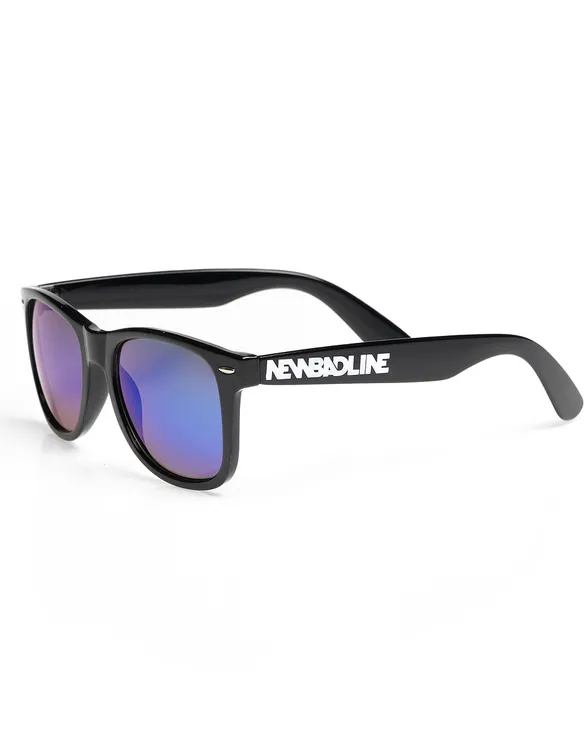 OKULARY CLASSIC BLACK FLASH GREEN MIRROR 01-18
