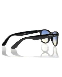 OKULARY CLASSIC BLACK FLASH BLUE / YELLOW 01-27