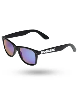 OKULARY CLASSIC BLACK MAT GREEN MIRROR 01-01