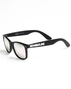 OKULARY CLASSIC BLACK MAT PINK MIRROR 01-05