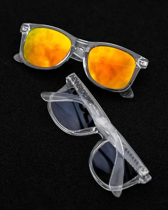 OKULARY CLASSIC CLEAR FLASH YELLOW MIRROR 01-16
