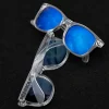 OKULARY CLASSIC CLEAR FLASH BLUE MIRROR 01-17