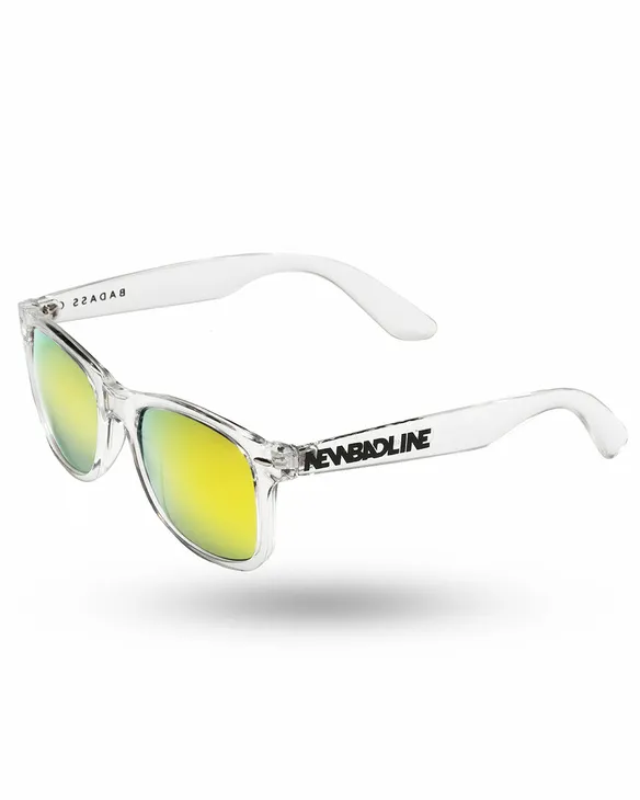 OKULARY CLASSIC CLEAR FLASH YELLOW MIRROR 01-16