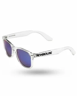 OKULARY CLASSIC CLEAR FLASH GREEN MIRROR 01-15