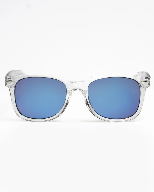 OKULARY CLASSIC CLEAR FLASH BLUE MIRROR 01-17