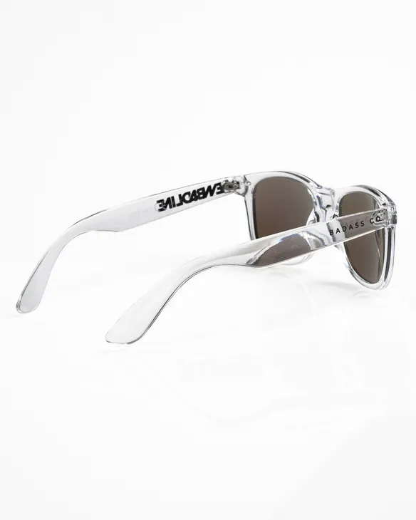 OKULARY CLASSIC CLEAR FLASH YELLOW MIRROR 01-16