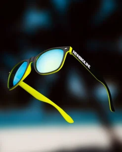 OKULARY CLASSIC INSIDE BLACK/NEON MAT YELLOW MIRROR 00-631