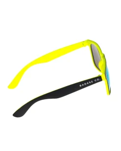OKULARY CLASSIC INSIDE BLACK/NEON MAT YELLOW MIRROR 00-631