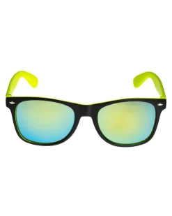 OKULARY CLASSIC INSIDE BLACK/NEON MAT YELLOW MIRROR 00-631