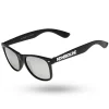 OKULARY CLASSIC POLARIZED BLACK MAT SILVER MIRROR 01-144