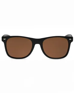 OKULARY CLASSIC POLARIZED BLACK MAT BROWN 01-148