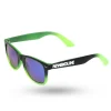 OKULARY CLASSIC TONAL BLACK / GREEN MAT GREEN MIRROR 01-07